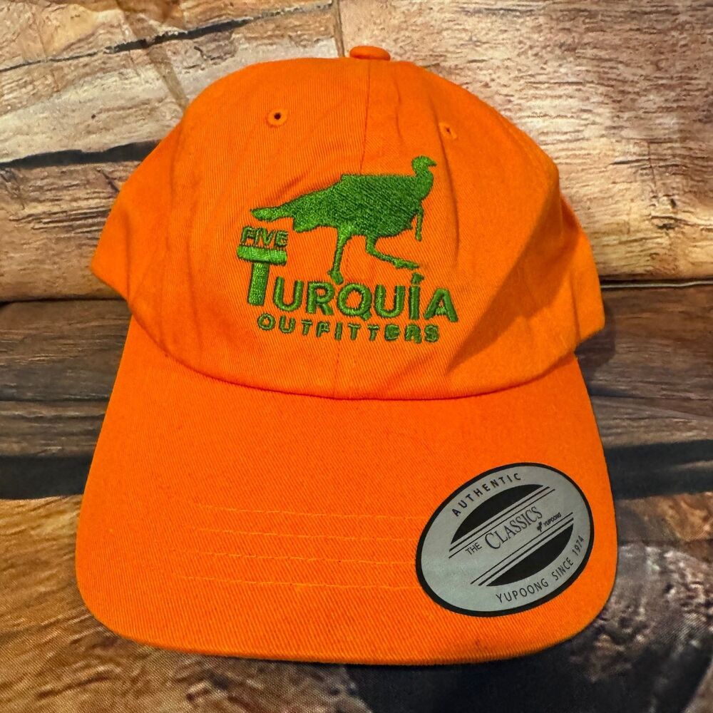 Five Turquia Outfitters Hat Yupoong The Classics Men's Adjustable Orange Green